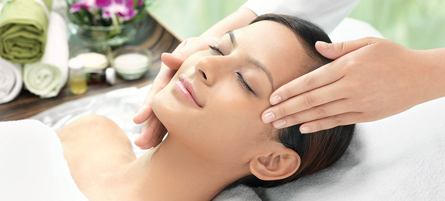 Massage of a face as a way of looking younger and extremely beautifull